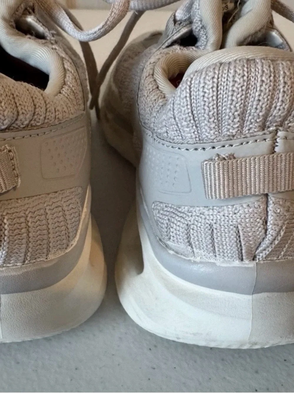 RBX Light Gray Knit Kids' Sneakers Size 1